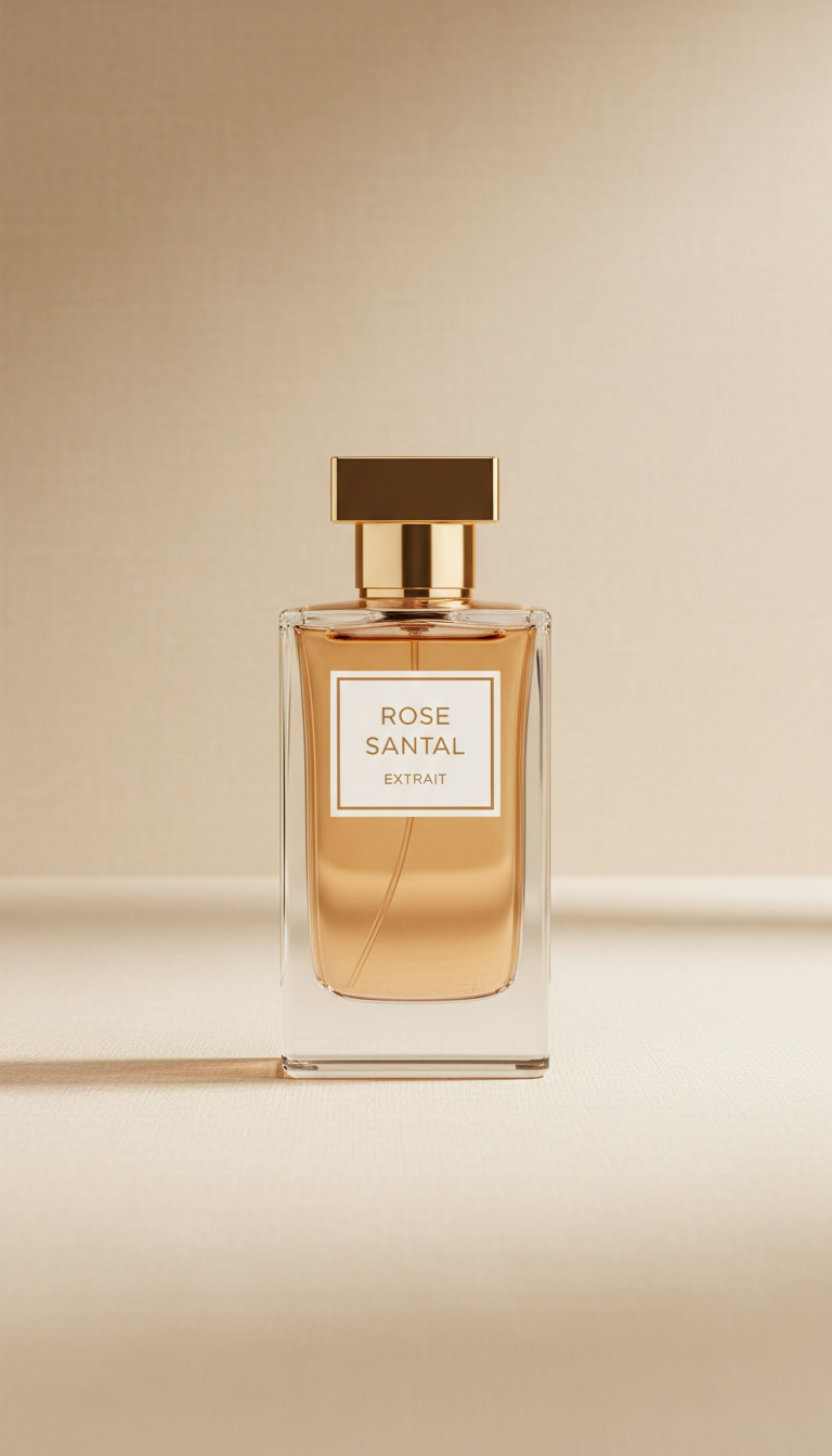 Rose Santal Extrait Gold Detailing