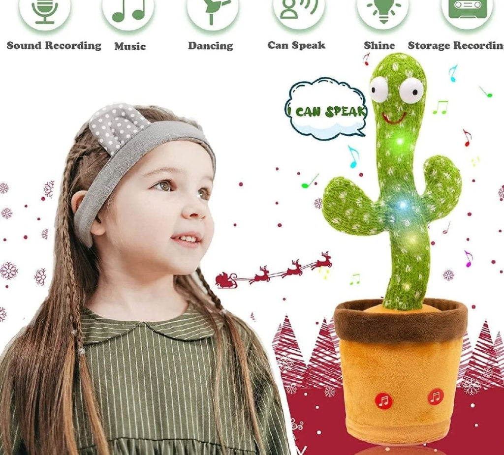 dancing cactus talking toy kids childern plus electronic toys babysinging wriggle vice recording repeats